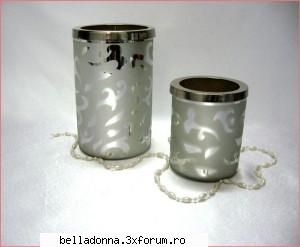 Haideti sa petrecem....(4) - * Suport pentru lumanare din metal si sticla - 2 - Cufarul cu subiecte